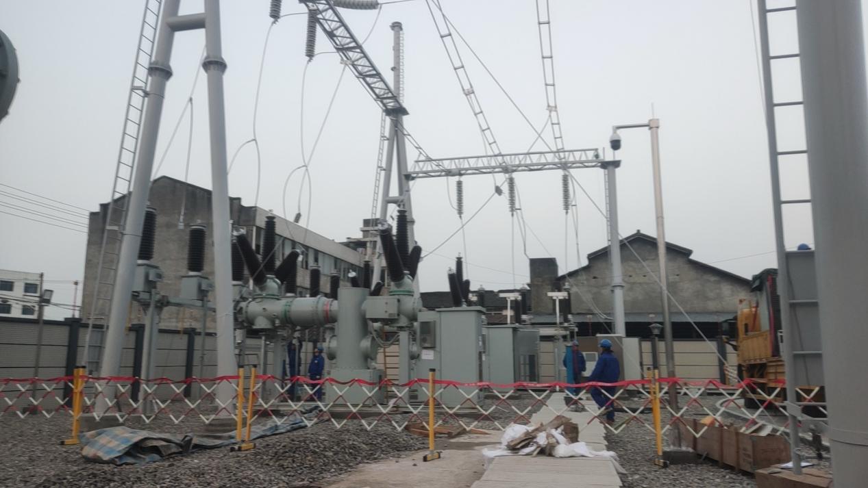 四川110kV HGIS项目现场协同