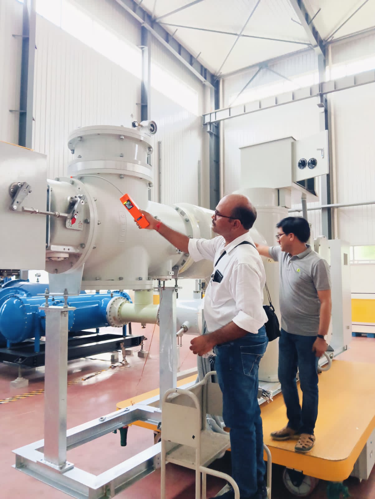 Factory equipment inspection