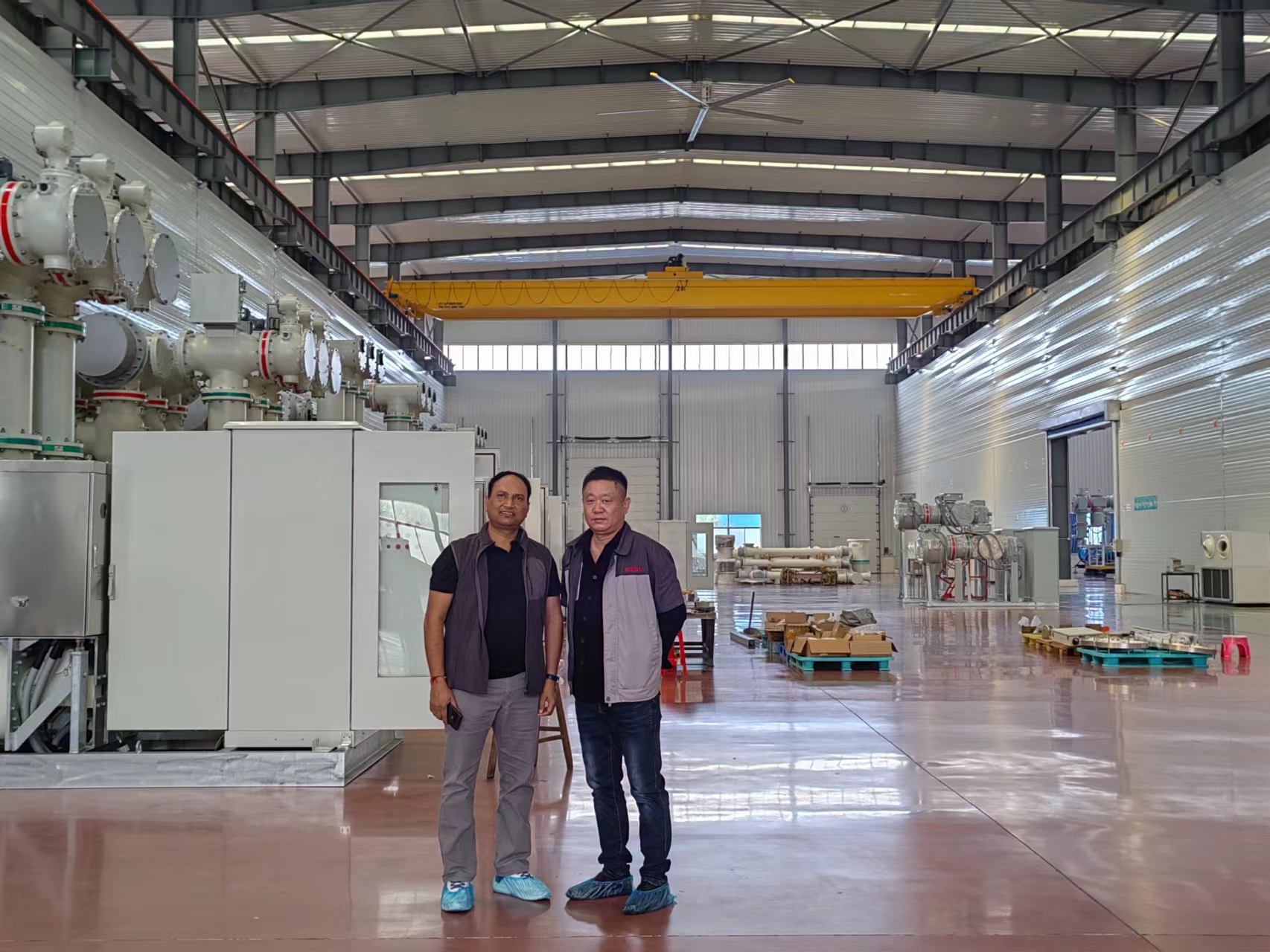 Customer visit in JDEC workshop